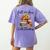 Fall In Love With Reading Book Autumn Teachers Pumpkins Women's Comfort Colors T-Shirt Back Print Violet Fall In Love With Reading Book Autumn Teachers Pumpkins Women's Comfort Colors T-Shirt Back Print Violet