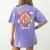Farm Field Trip Squad Field Day 2025 Teachers Students Women's Comfort Colors T-Shirt Back Print Violet