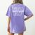 Field Day 2025 Fourth Grade School Teacher Kids Red Women's Comfort Colors T-Shirt Back Print Violet
