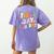 Field Day Fun Day Last Day Of School Teacher Student Women's Comfort Colors T-Shirt Back Print Violet