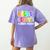 Field Day Green Team For Teacher Kids Field Day Games Women's Comfort Colors T-Shirt Back Print Violet