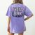 Field Day Vibes For Teacher Kids Happy Field Day 2025 Women's Comfort Colors T-Shirt Back Print Violet
