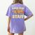 Field Trip Teacher Field Women's Comfort Colors T-Shirt Back Print Violet