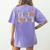 Fifth Grade Dream Team First Day Of 5th Grade Teachers Women's Comfort Colors T-Shirt Back Print Violet
