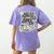 First Day Of Fifth Grade Composition Notebook Teacher Women's Comfort Colors T-Shirt Back Print Violet