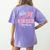 First Day Of School Teacher Girl Coquette Hello Kindergarten Women's Comfort Colors T-Shirt Back Print Violet First Day Of School Teacher Girl Coquette Hello Kindergarten Women's Comfort Colors T-Shirt Back Print Violet