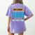 If At First You Don't Succeed Try Doing What Science Teacher Women's Comfort Colors T-Shirt Back Print Violet