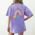 First Grade Rainbow Girls Boys Teacher Team 1st Grade Squad Women's Comfort Colors T-Shirt Back Print Violet First Grade Rainbow Girls Boys Teacher Team 1st Grade Squad Women's Comfort Colors T-Shirt Back Print Violet
