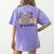 First Grade Teacher Wildflower Back To School Floral Outfits Women's Comfort Colors T-Shirt Back Print Violet First Grade Teacher Wildflower Back To School Floral Outfits Women's Comfort Colors T-Shirt Back Print Violet