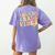 Fourth Grade Vibes Hello Team 4th Grade Teacher Kids Retro Women's Comfort Colors T-Shirt Back Print Violet Fourth Grade Vibes Hello Team 4th Grade Teacher Kids Retro Women's Comfort Colors T-Shirt Back Print Violet