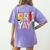 Fri-Yay Happy Friday Lovers Teacher Weekend Women Women's Comfort Colors T-Shirt Back Print Violet Fri-Yay Happy Friday Lovers Teacher Weekend Women Women's Comfort Colors T-Shirt Back Print Violet
