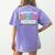 Fun University Of I'm Done Class Of 2025 Teacher Retirement Women's Comfort Colors T-Shirt Back Print Violet