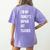 Funny Art Teacher Women's Comfort Colors T-Shirt Back Print Violet Funny Art Teacher Women's Comfort Colors T-Shirt Back Print Violet