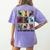 Funny Boston Terrier Quote In My Boston Terrier Era Cool Dog Men Women Women's Comfort Colors T-Shirt Back Print Violet