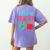 Future Teacher Education Student Women's Comfort Colors T-Shirt Back Print Violet Future Teacher Education Student Women's Comfort Colors T-Shirt Back Print Violet