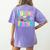 Future Teacher Kid's Career Women's Comfort Colors T-Shirt Back Print Violet Future Teacher Kid's Career Women's Comfort Colors T-Shirt Back Print Violet