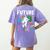 Future Teacher School Teacher Female Women's Comfort Colors T-Shirt Back Print Violet Future Teacher School Teacher Female Women's Comfort Colors T-Shirt Back Print Violet