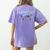 Geography Teacher Earth Day Is Where It's At For Men Women Kids Women's Comfort Colors T-Shirt Back Print Violet