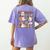 Ghost Christmas Reading Book Lover Library Christmas Teacher Women's Comfort Colors T-Shirt Back Print Violet Ghost Christmas Reading Book Lover Library Christmas Teacher Women's Comfort Colors T-Shirt Back Print Violet