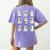 Ghost Reading Books Spooky Librarian Teacher Women Women's Comfort Colors T-Shirt Back Print Violet Ghost Reading Books Spooky Librarian Teacher Women Women's Comfort Colors T-Shirt Back Print Violet