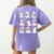 Ghost Reading Teacher Halloween Costume Librarian Book Lover Women's Comfort Colors T-Shirt Back Print Violet Ghost Reading Teacher Halloween Costume Librarian Book Lover Women's Comfort Colors T-Shirt Back Print Violet