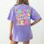 In My Glowing Teacher Era Teaching Back To School Women's Comfort Colors T-Shirt Back Print Violet In My Glowing Teacher Era Teaching Back To School Women's Comfort Colors T-Shirt Back Print Violet