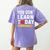 You Gon' Learn Today First Day Of School Teacher Men Women Kids Women's Comfort Colors T-Shirt Back Print Violet You Gon' Learn Today First Day Of School Teacher Men Women Kids Women's Comfort Colors T-Shirt Back Print Violet