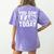 You Gon Learn Today Teacher Teaching Women's Comfort Colors T-Shirt Back Print Violet You Gon Learn Today Teacher Teaching Women's Comfort Colors T-Shirt Back Print Violet