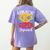 Grade K Super Squad Superhero Kindergarten Teacher Team Women's Comfort Colors T-Shirt Back Print Violet