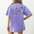 Grammar Teacher Punctuation English First Day Back To School Women's Comfort Colors T-Shirt Back Print Violet Grammar Teacher Punctuation English First Day Back To School Women's Comfort Colors T-Shirt Back Print Violet