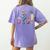 Grammar Teacher Punctuation For English Teacher Men Women Women's Comfort Colors T-Shirt Back Print Violet