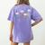 Grammar TeacherWait What Stop It I Agree Women's Comfort Colors T-Shirt Back Print Violet