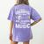 Some Grandpas Play Bingo Real Grandpas Teach Music Teacher Women's Comfort Colors T-Shirt Back Print Violet