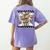 Groovy ABA RBT Therapist In My Behavior Analyst Era Teacher Women's Comfort Colors T-Shirt Back Print Violet