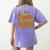 Groovy Coffee Teach Repeat Retro Teacher Women's Comfort Colors T-Shirt Back Print Violet Groovy Coffee Teach Repeat Retro Teacher Women's Comfort Colors T-Shirt Back Print Violet