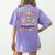 Groovy Donut Stress Just Do Your Best Testing Day Teachers Women's Comfort Colors T-Shirt Back Print Violet Groovy Donut Stress Just Do Your Best Testing Day Teachers Women's Comfort Colors T-Shirt Back Print Violet