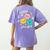 Groovy Happy To See Your Face Teacher School Appreciation Women's Comfort Colors T-Shirt Back Print Violet Groovy Happy To See Your Face Teacher School Appreciation Women's Comfort Colors T-Shirt Back Print Violet