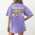 Groovy Teaching Is My Jam Teacher Appreciation Women's Comfort Colors T-Shirt Back Print Violet Groovy Teaching Is My Jam Teacher Appreciation Women's Comfort Colors T-Shirt Back Print Violet
