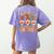 Groovy Thanksgiving With My Gnomie Women Teacher Fall Gnome Women's Comfort Colors T-Shirt Back Print Violet Groovy Thanksgiving With My Gnomie Women Teacher Fall Gnome Women's Comfort Colors T-Shirt Back Print Violet