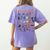Halloween Alphabet ABCs Learning Kindergarten Teacher Women's Comfort Colors T-Shirt Back Print Violet Halloween Alphabet ABCs Learning Kindergarten Teacher Women's Comfort Colors T-Shirt Back Print Violet