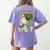 Halloween Costume Haunted By 67 Ghost Math Teacher Professor Women's Comfort Colors T-Shirt Back Print Violet Halloween Costume Haunted By 67 Ghost Math Teacher Professor Women's Comfort Colors T-Shirt Back Print Violet