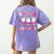 Halloween Dance Teacher Pas De Boo-Ree Ghost Ballet Dancer Women's Comfort Colors T-Shirt Back Print Violet Halloween Dance Teacher Pas De Boo-Ree Ghost Ballet Dancer Women's Comfort Colors T-Shirt Back Print Violet