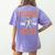 Halloween Lets Eat Kids Punctuation Teacher Women's Comfort Colors T-Shirt Back Print Violet Halloween Lets Eat Kids Punctuation Teacher Women's Comfort Colors T-Shirt Back Print Violet