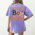 Halloween Kindergarten Boo Crew Kinder Teacher Student Women's Comfort Colors T-Shirt Back Print Violet Halloween Kindergarten Boo Crew Kinder Teacher Student Women's Comfort Colors T-Shirt Back Print Violet