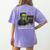 Halloween Monster Math Pun Teacher Humor Women's Comfort Colors T-Shirt Back Print Violet