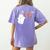 Halloween Music Note Ghost Teacher Fall Musical Instrument Women's Comfort Colors T-Shirt Back Print Violet Halloween Music Note Ghost Teacher Fall Musical Instrument Women's Comfort Colors T-Shirt Back Print Violet