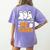 Halloween PE Teacher Shirt Can't Scare Me Women's Comfort Colors T-Shirt Back Print Violet