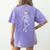 Halloween Skeleton Tap Dance Ballet Dance Teacher Women's Comfort Colors T-Shirt Back Print Violet Halloween Skeleton Tap Dance Ballet Dance Teacher Women's Comfort Colors T-Shirt Back Print Violet