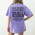 Halloween Statistics Teacher Prisoner Costume Women's Comfort Colors T-Shirt Back Print Violet Halloween Statistics Teacher Prisoner Costume Women's Comfort Colors T-Shirt Back Print Violet