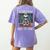 Halloween Teacher I'Ll Just Wait Until It's Quiet Women Women's Comfort Colors T-Shirt Back Print Violet